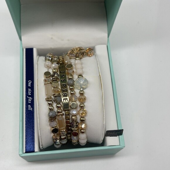 Lovita INSPIRE 5 Piece Stretch Bracelet Set New - Picture 6 of 7